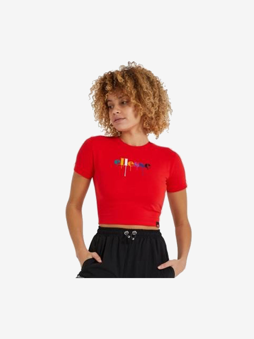 T-SHIRT CROP TOP ELLESSE ROMANCIA SGI11087 RED