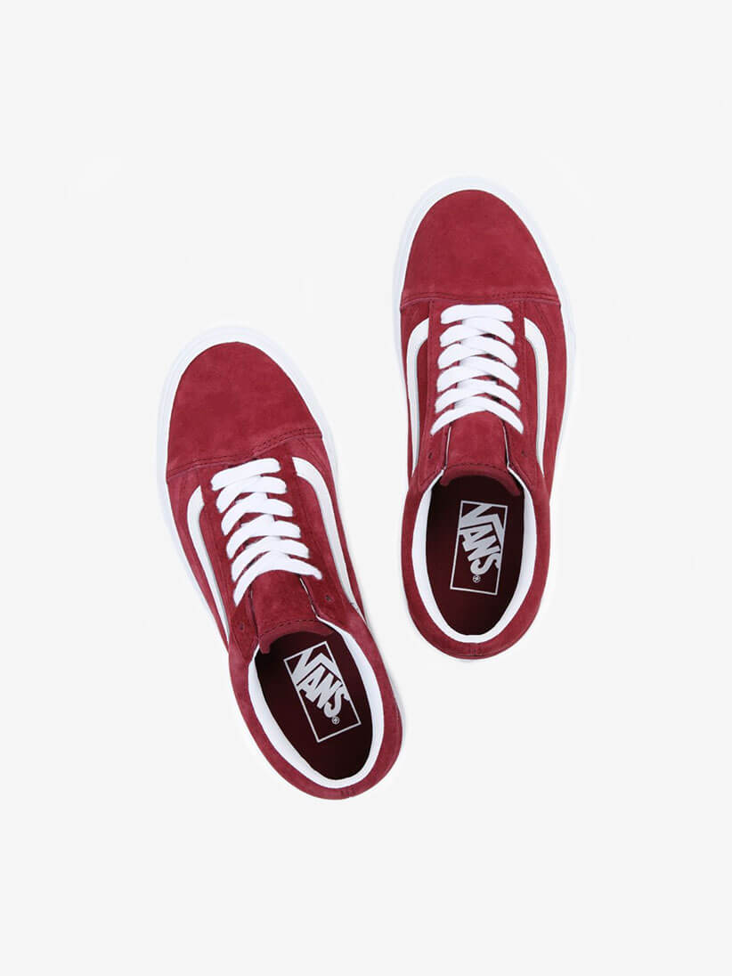 SAPATILHAS VANS OLD SKOOL PIG SUEDE TAWNY PORT VN0A5JMITWP1